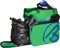 BRUBAKER Super Champion borsa per scarponi da sci con scomparto casco colore verde / blu