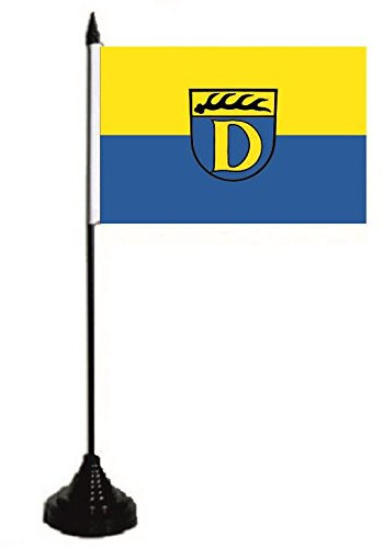 U24 Tischflagge Dettingen unter Teck Fahne Flagge Tischfahne 10 x 15 cm