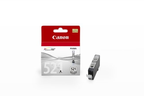 Canon Originaltinte CLI-521 GY, Größe Standard, Grau, Plastikverpackung (alte Version)