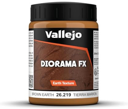 Vallejo Acrylic Model Color 200 ml Stone Textures - Brown Earth