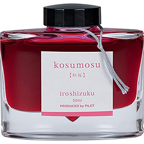 PILOT Iroshizuku 69220 Füllfederhalter-Tinte, Kosumosu, Cosmos Flower (Pink), 50 ml Flasche