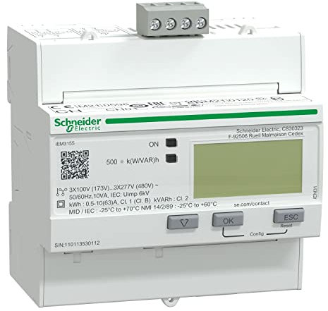 IEM3155 Energiemessgerät LCD / 1, 3-phasig