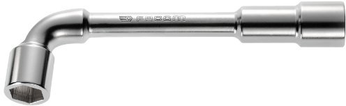 FACOM 75.19PB Clé à pipe - Profils 6 pans x 6 pans - 19 mm, Rouge et Noir