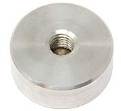 Edelstahl - Neodym - Topf - Magnet C/W M8 Innenfaden Für Kunst, Kunsthandwerk, Modellherstellung - 32mm Durchmesser - 39kg Zug