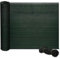 casa pura Zaunblende in Fachhandel-Qualität - grün, 2m x 6m effektiver Sichtschutz, Windschutz, Schattiernetz für Sportplatz, Garten, Maschendrahtzaun - Tennisblende