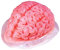 Horror-Shop Puddingform Gehirn aus Kunststoff, Rosa, 1,5 Liter, 49 Gramm, 18,5 x 10 x 10 cm