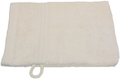 Gant de toilette Julie Julsen - Doux et absorbant - Certifié Oeko-Tex - 500 g/m² - 15 x 21 cm - Disponible en 23 couleurs, Coton, naturel, 15 cm x 21 cm