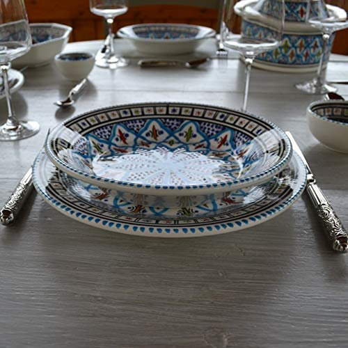 Service de table complet Bakir turquoise - 6 pers