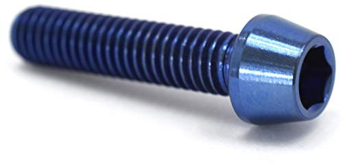 F26 Titan M5 Schraube DIN 912 konisch (Blau, 20mm)