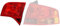 HELLA 2SA 965 038-041 Heckleuchte - Glühlampe - rot - innerer Teil - ECE/CCC - rechts