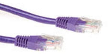 ACT CAT6A U/UTP Purple 15.00M