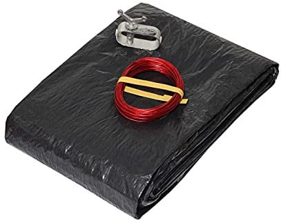 Winter Abdeckplane mit Spannseil für runde Pools bis max. Ø 3,60m Winterplane, Sommerplane