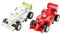 Playtastic Zubehör zu Auto Rennbahn: Ersatzautos 2er-Set für Portable Rennbahn NC-1870/NC-9959 (Spielzeug, Autorennbahn ferngesteuert, Ferngesteuerte Autos)