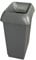 Chabrias Ltd 50 Litre Recycling Waste Bin With Lid & Logo Sticker Included (Dark Grey Lid & Tin Logo)