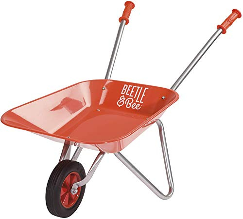 Toysmith Beetle & Bee, Kids 32 Wheelbarrow, FSC Certified, For Boys & Girls Ages 3+