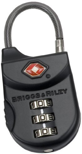 Briggs & Riley ACC-W14-4 TSA Cable Lock Luggage, Black, One Size