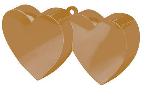 Ballongewicht Doppelherz, gold, 170g