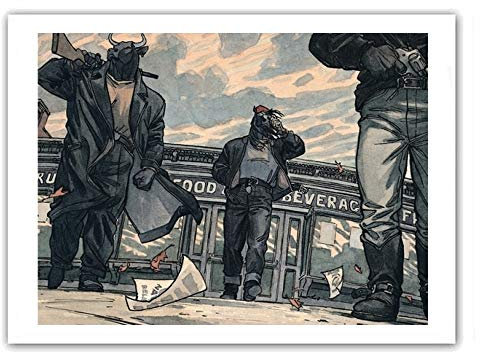 Difuzed Poster Offset Blacksad, The Band (35,5x28cm)