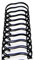 RENZ Drahtbinderücken, Teilung 2:1, 16.0 mm - schwarz
