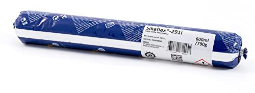 SIKA - Colle-mastic multi usage spécial Marine - Sikaflex 291i Blanc - Applications intérieures - Multi-matériaux - Sans solvant - Haute élasticité - Peut être peint - 600ml