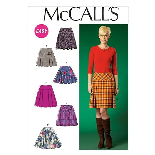 McCall's Damen Schnittmuster 7022 Röcke in 6 Stilen