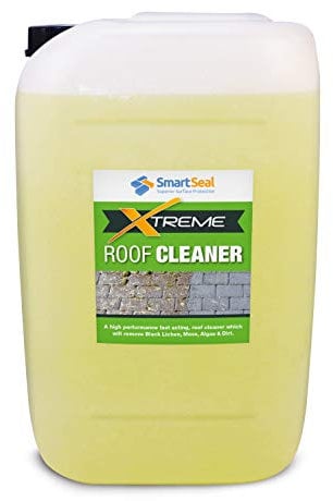 Smartseal Roof Clean Xtreme - Powerful, Fast Acting Roof Cleaner - Concentrated Organic Growth Killer For Roofs, Algae Remover For Concrete, Slate And Clay Roof Tiles - (25 Litre)