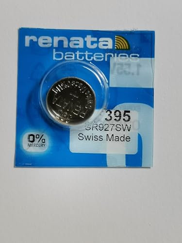 Renata 395 SR927SW SB-AP - Pila de óxido de plata para reloj (1,55 V)