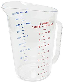 2Ltr / 2 qt Measuring Cup, Polycarbonate
