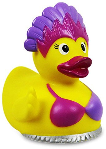 DUCKSHOP I Samba-Tänzerin Badeente I Quietscheente I L: 7,5 cm