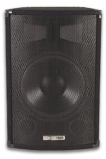 HQ-Power Altavoz de 2 vías, 300 W, 8 Ω, 8 Woofer + Tweeter, Negro