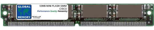 GLOBAL MEMORY 32MB Flash SIMM ARBEITSSPEICHER RAM FÜR Cisco MC3810 / MC3810-V / MC3810-V3 ROUTERN (MEM-381-1X32F)