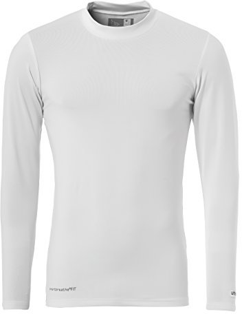 uhlsport Herren Skjorte Funktionsshirt La Herren Longsleeve, Weiß, M EU