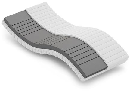 Betten-ABC KSP-Spezial - Das Original - Sondermaß Matratze, Campingmatratze, 7 Zonen, RG30, Bezug waschbar, Größe: 80 x 175 cm, Härtegrad: H3