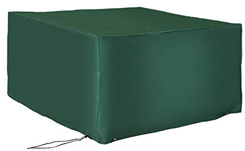 Outsunny Schutzhülle Abdeckung Abdeckhaube für Gartenmöbel 600D-Oxford Grün 135 x 135 x 75 cm