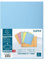Exacompta - Réf. 348006E - Paquet de 100 chemises semi rigides avec 1 rabat SUPER 160 g/m² - couleurs pastel - chemises certifiées PEFC™- dimensions 24 x 32 cm pour format A4 - couleur bleu clair