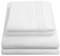 Queen-Size-Bettlaken, atmungsaktiv, luxuriös, mit elastischen und sicheren Eckbändern, integrierte Eckgurte, extra weiches Bettwäsche-Set aus der Supreme Collection 1800, Queen-Size-Bett, Weiß