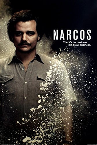 Narcos Blow Business Maxi Poster, Holz, Mehrfarbig