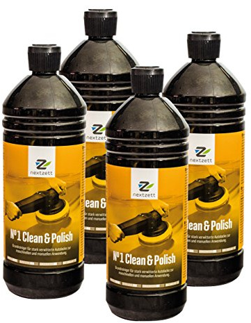 4x Nextzett (ehem. Einszett) No1 Clean & Polish/Extra Lackreiniger 1000ml