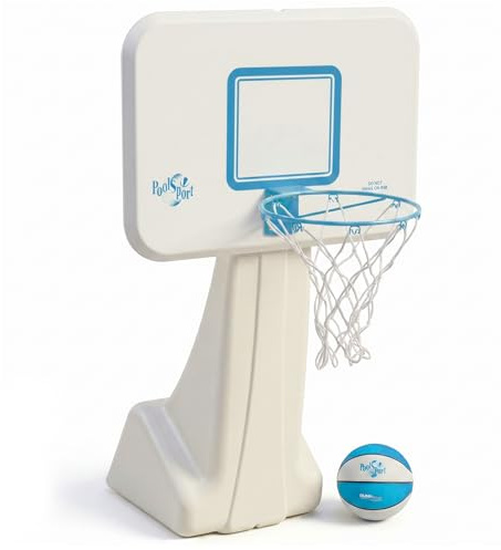 Dunnrite PoolSport Swimming Pool Basketball Hoop with Stainless Steel Rim by Dunnrite Products