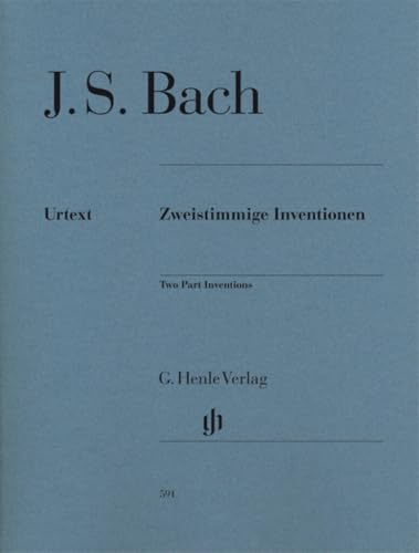 Two Part Inventions - Johann Sebastian Bach - Piano - sheet music - G. Henle Verlag - HN 591
