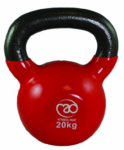 Fitness Mad Kettlebells - WEIGHTS 4-24kg (20Kg- Red)