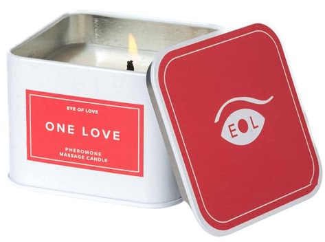 EYE OF LOVE Pheromon-Massage Kerze - One Love, 1er Pack (1 x 150 ml)