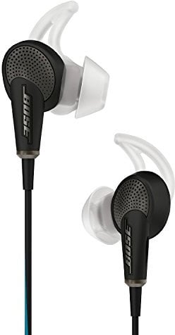 Bose QuietComfort 20 Acoustic Cuffie con Cancellazione del Rumore, per Dispositivi Apple, Nero