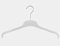 Kleiderbügel für Blusen, Shirtbügel, FO1, 38 cm, transparent, NEU, 20 Stück