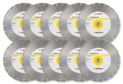 10 X Bosch 2608615032 Pro Universal Diamond Blade Cutting Disc Grinder 300mm 12