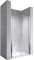 i-flair Duschtür 108x185 cm Verstellbereich von 108-112 cm, Höhe: 185 cm, Duschabtrennung aus 6 mm durchsichtigem ESG Sicherheitsglas mit Nanobeschichtung und Hebe-Senkmechanismus - DTC