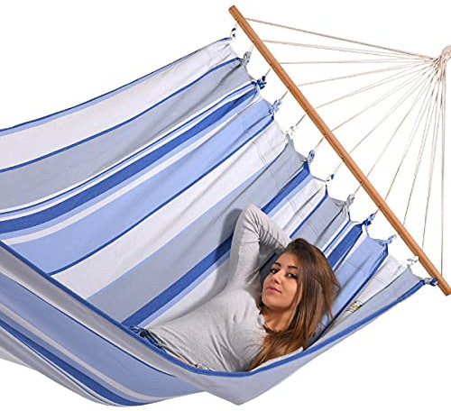 Lola Jamaica Marine XXL Doppel-Stabhängematte