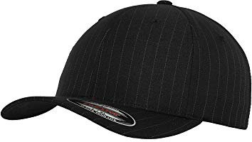 Flexfit Nadelstreifen Herren Mütze Mehrfarbig, schwarz/weiß, L/XL