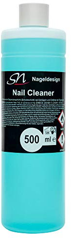 SN Nageldesign Nail Cleaner 500ml Nagel Entfetter für Gelnägel UV Nagellack Shellac Schwitzschicht Entferner Cleanser Nägel