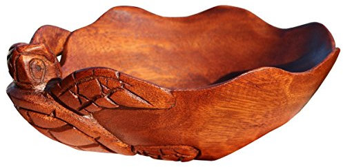 Schöne Schildi Holzschale Deko Holz Schale Schildkröte Handarbeit Bali Schale01S